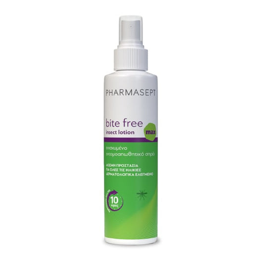 Pharmasept Bite Free Max Insect Lotion 100ml - Ενισχυμένο Εντομοαπωθητικό