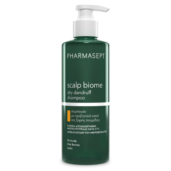 Pharmasept Scalp Biome Dry Dandruff Shampoo 400ml - κατά της Ξηρής Πιτυρίδας