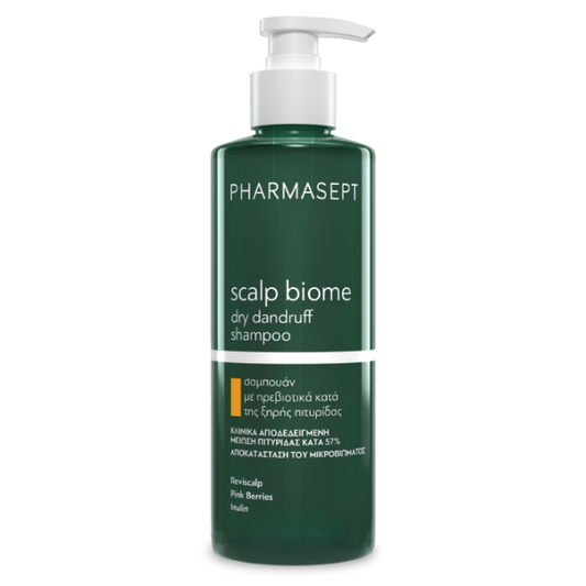 Pharmasept Scalp Biome Dry Dandruff Shampoo 400ml - κατά της Ξηρής Πιτυρίδας