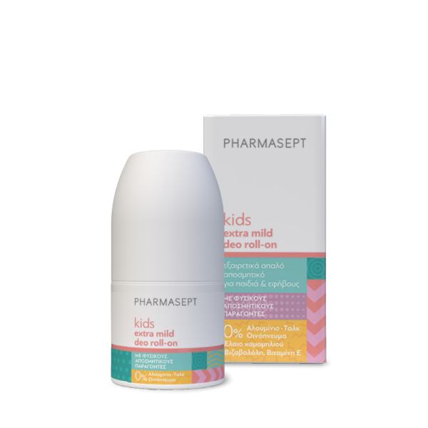 Pharmasept Kids Care Extra Mild Deo Roll-Οn 50ml- Aπαλό Αποσμητικό Για Παιδιά