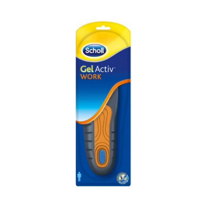 Scholl Gel Activ Work Ανδρικοί Πάτοι (Νο 40-46,5) 2τμχ