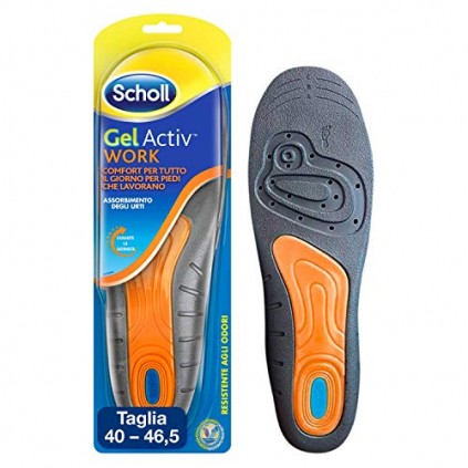 Scholl Gel Activ Work Ανδρικοί Πάτοι (Νο 40-46,5) 2τμχ