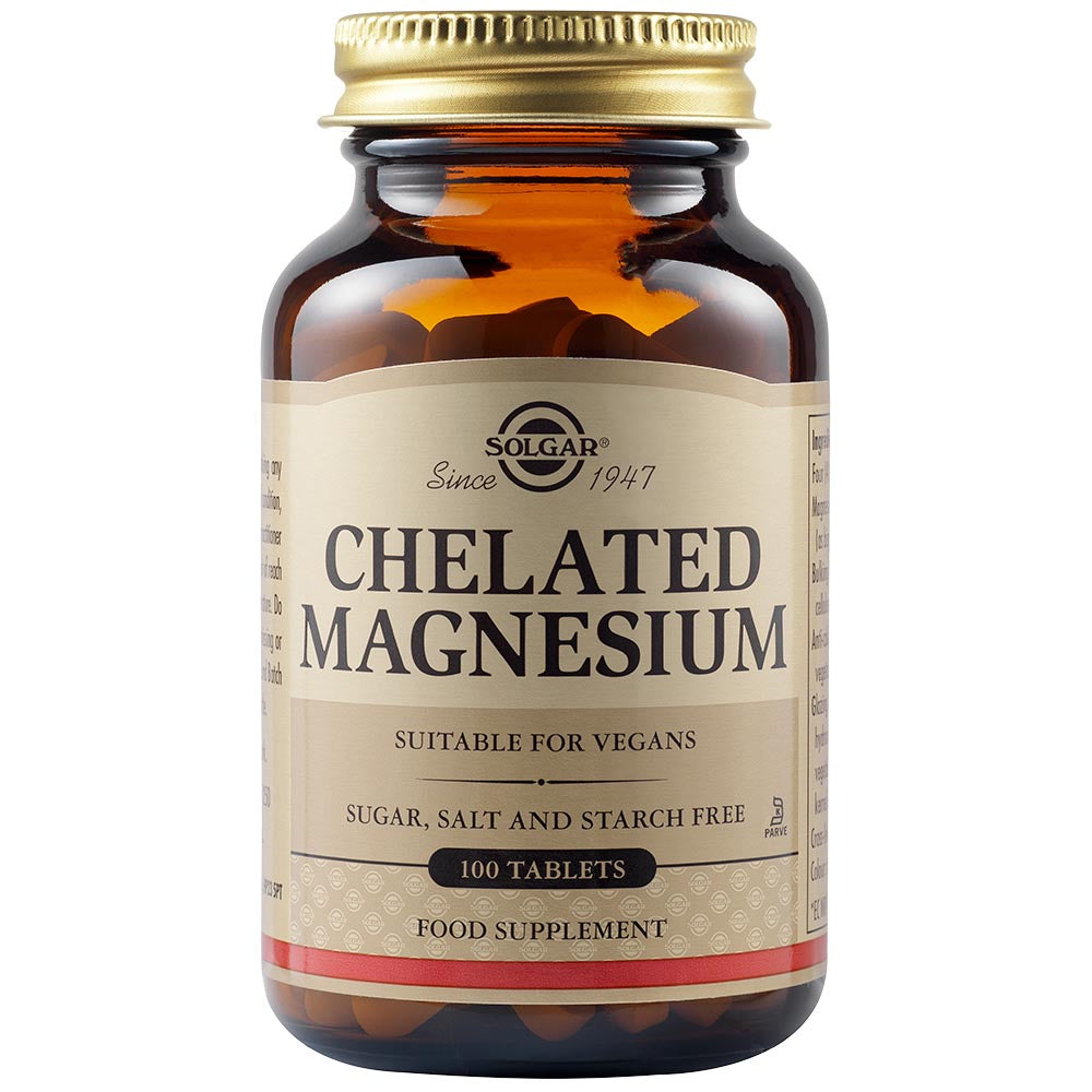 Solgar Chelated Magnesium 100 ταμπλέτες