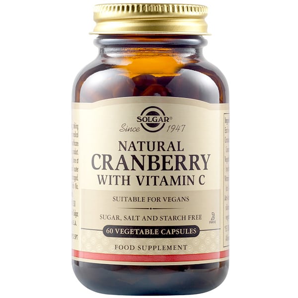 Solgar Cranberry Extract with Vitamin C 60 vcaps