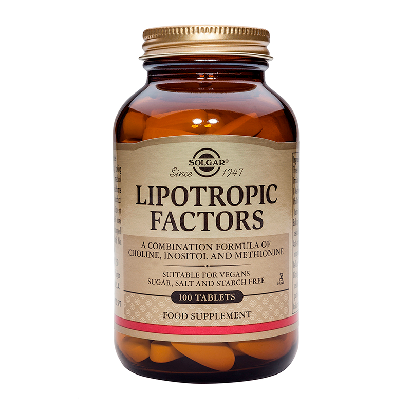Solgar Lipotropic Factors - για Ενίσχυση του Μεταβολισμού