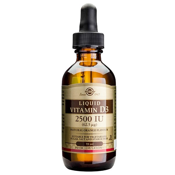 Solgar Liquid Vitamin D3 2500iu Πορτοκάλι 59ml
