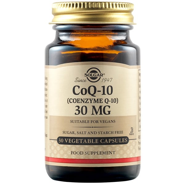 Solgar Vegetarian CoQ-10 30mg 30 φυτικές κάψουλες