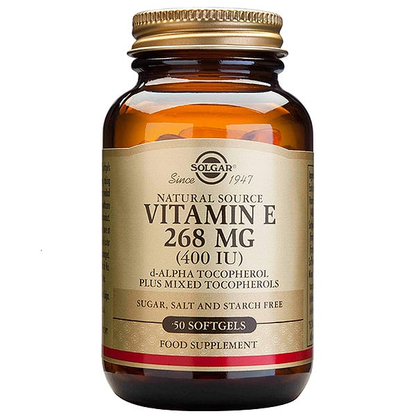 Solgar Vitamin E 268mg 400iu 50 Soft Caps