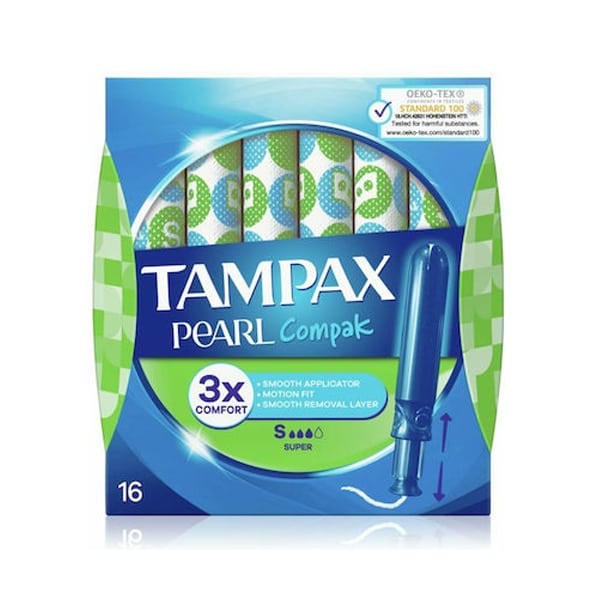 Tampax Compak Pearl Super 16τμχ