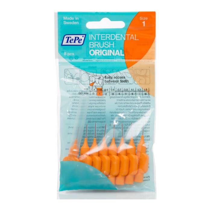 TePe Original 0.45mm Πορτοκαλί 8τμχ