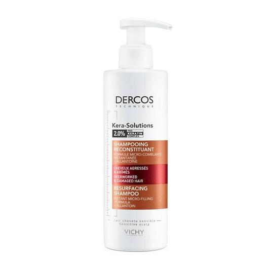 Dercos Kera Solutions Shampoo 250ml - Για Ξηρά Ταλαιπωρημένα Μαλλιά