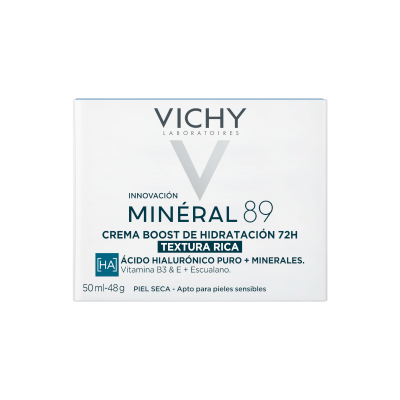 Vichy Mineral 89 72H Moisture Boosting Rich Texture Cream 50ml