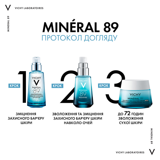 Vichy Mineral 89 72H Moisture Boosting Rich Texture Cream 50ml