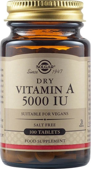 Solgar Vitamin A 5000 IU 100 ταμπλέτες