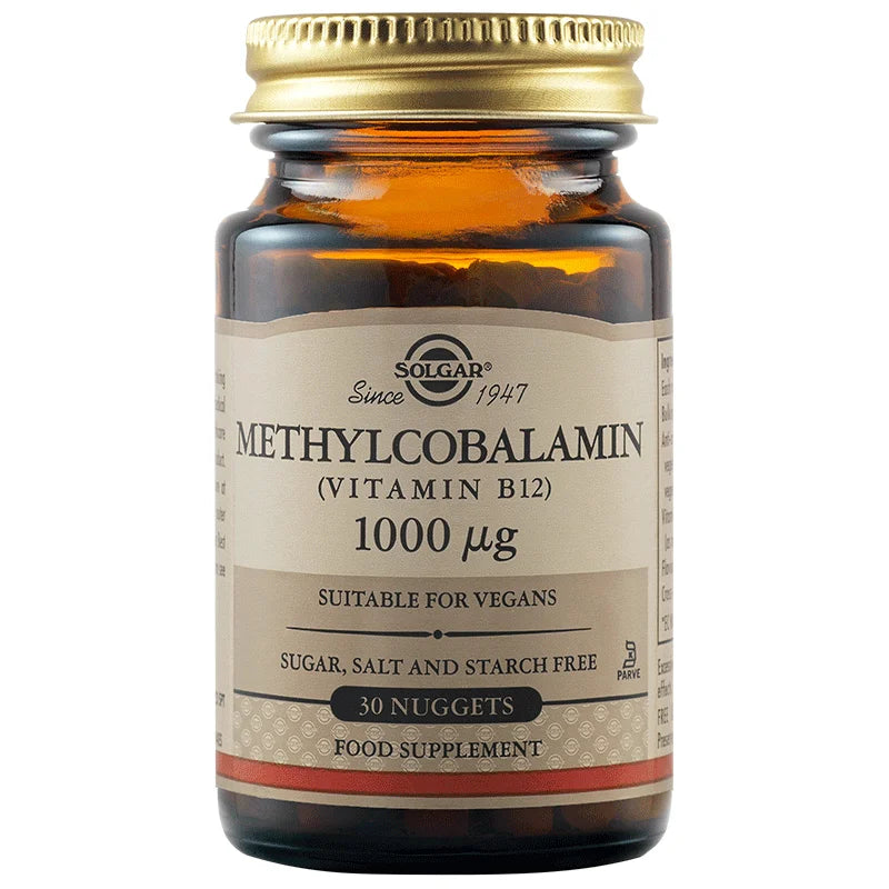 Solgar Methylcobalamin Vitamin B12 1000mcg - 30 υπογλώσσια δισκία