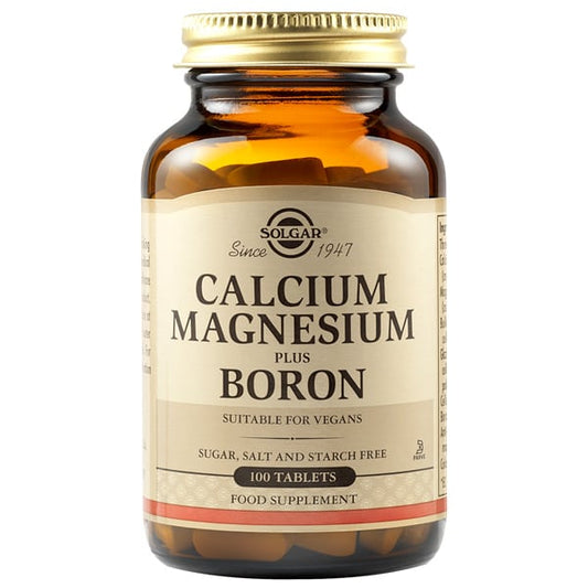 Solgar Calcium Magnesium Plus Boron 100 ταμπλέτες
