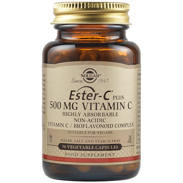 Solgar Ester-C Plus 500mg Vitamin C - για Ενίσχυση του Ανοσοποιητικού