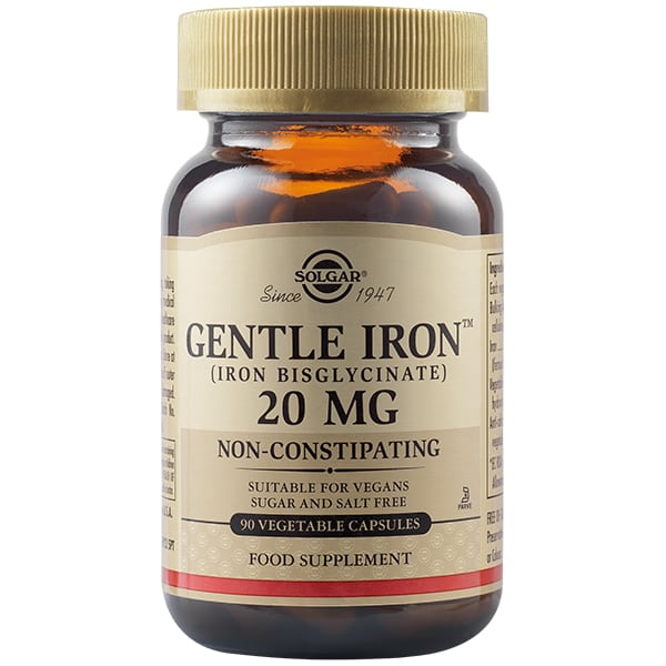 Solgar Gentle Iron 20mg - Συμπλήρωμα Σιδήρου