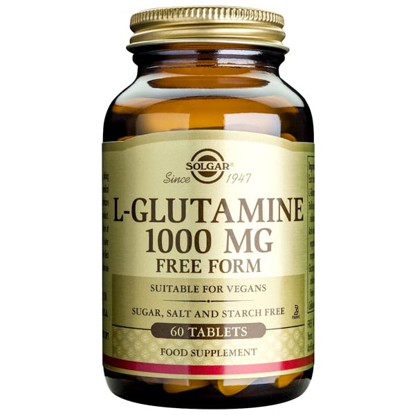 Solgar L-Glutamine 1000mg 60 Ταμπλέτες - Συμπλήρωμα Διατροφής L-Γλουταμίνη