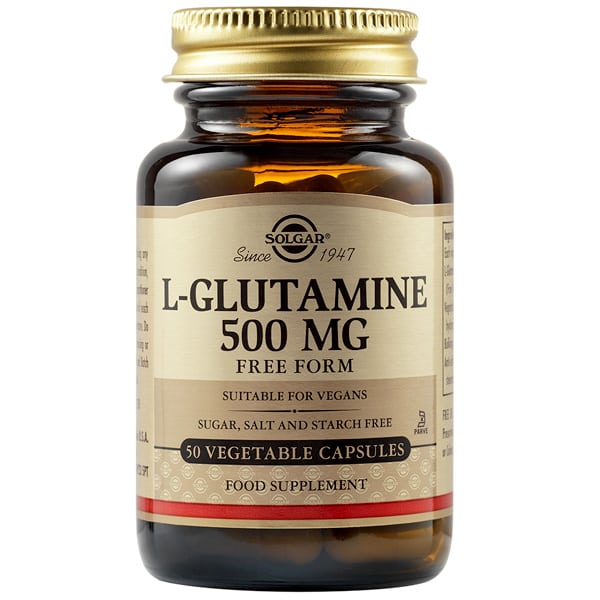 Solgar L-Glutamine 500mg - 50 Φυτικές Κάψουλες