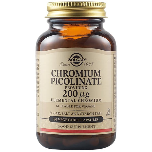 Solgar Chromium Picolinate 100mcg - 90 ταμπλέτες
