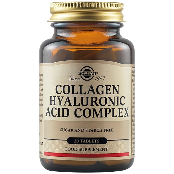 Solgar Hyaluronic Acid Complex 120mg 30 ταμπλέτες - για την Υγεία Αρθρώσεων