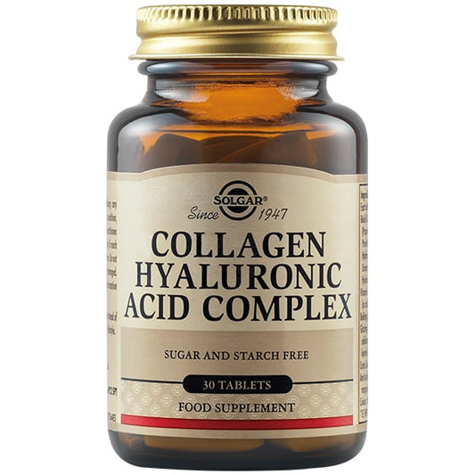 Solgar Hyaluronic Acid Complex 120mg 30 ταμπλέτες - για την Υγεία Αρθρώσεων