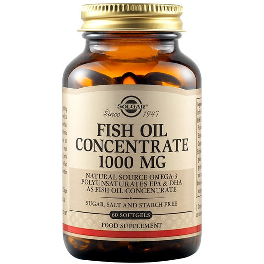 Solgar Fish Oil Concentrate 1000mg Ιχθυέλαιο 60 Softgels