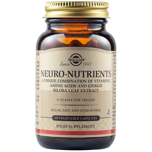 Solgar Neuro Nutrients 60V.Caps - Για την Ενίσχυση Των Νοητικών Λειτουργιών