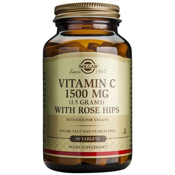 Vitamin C 1500mg with Rose Hips - 90 ταμπλέτες