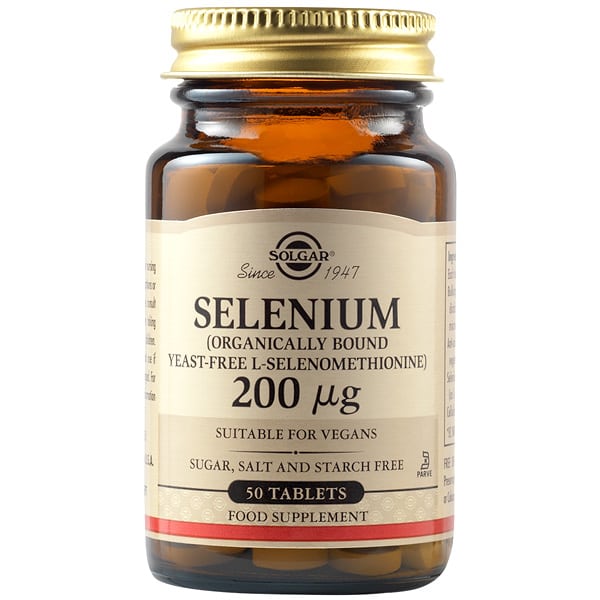 Solgar Selenium 200mcg - Συμπλήρωμα Διατροφής Με Σελήνιο