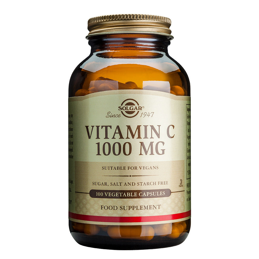 Solgar Vitamin C Βιταμίνη 1000mg - 100 φυτικές κάψουλες