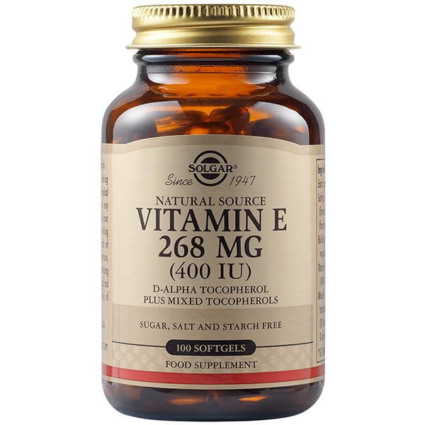 Solgar Vitamin E 268mg 400iu 50 Soft Caps
