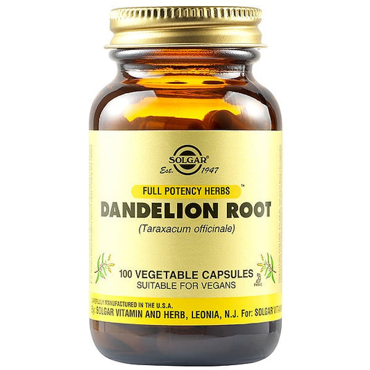Solgar Dandelion Root 100 V.Caps - αποτοξίνωση Ήπατος & Χοληδόχου Κύστεως