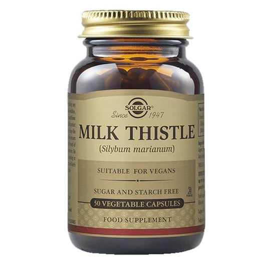 Solgar Milk Thistle 100mg-Συμπλήρωμα Διατροφής με Γαϊδουράγκαθο