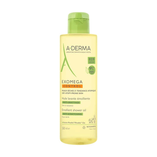 Exomega Control Emollient Shower Oil 500ml - Λάδι Καθαρισμού για Ατοπική Επιδερμίδα