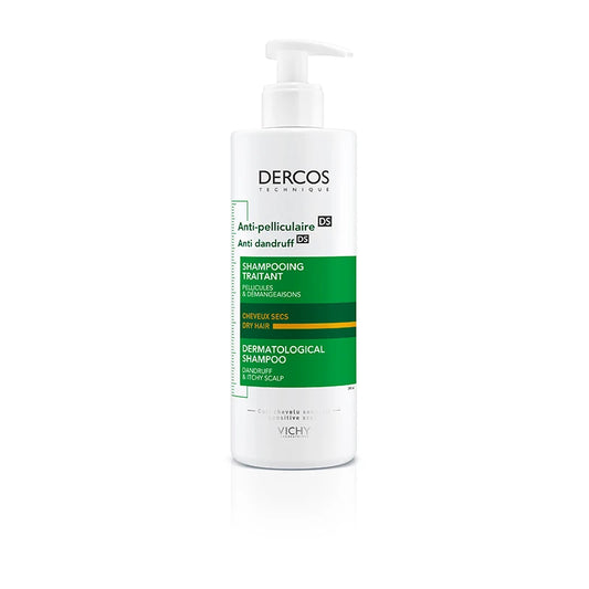 Dercos Technique Anti-Dandruff DS Shampoo For Dry Hair 390ml  - για Ξηρά Μαλλιά