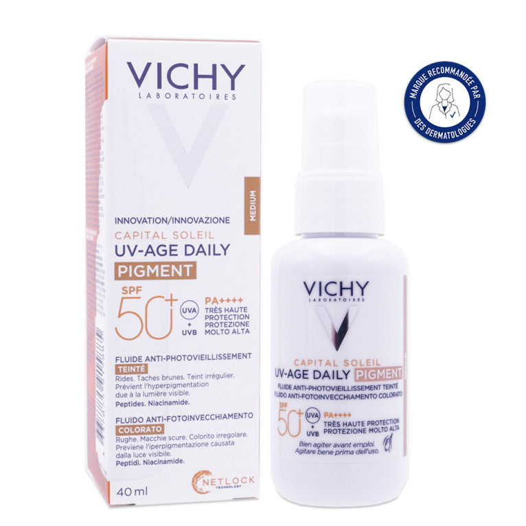 Capital Soleil UV-Age Daily Tinted SPF50 40ml - με Χρώμα