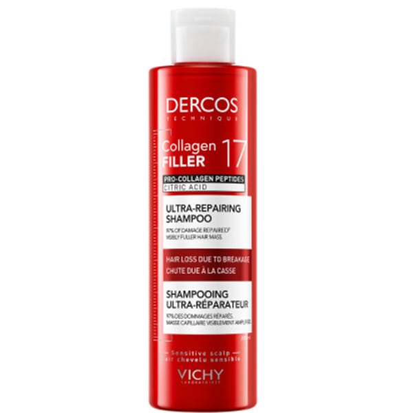 Dercos Collagen Filler 17 Ultra-Repairing Shampoo