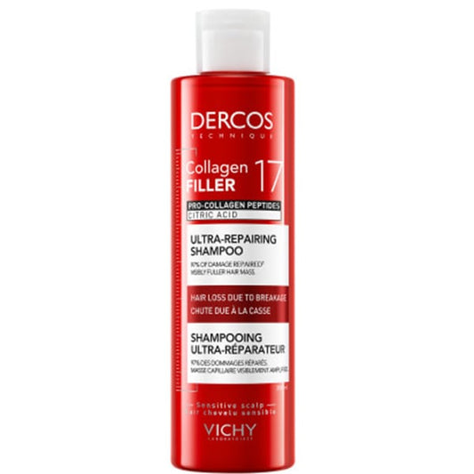 Dercos Collagen Filler 17 Ultra-Repairing Shampoo