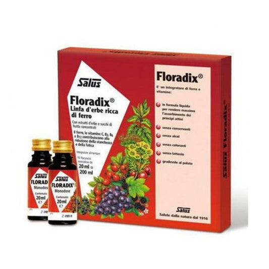 Floradix Liquid Iron Formula 10 x 20ml - Για Την 'Ελλειψη Σιδήρου