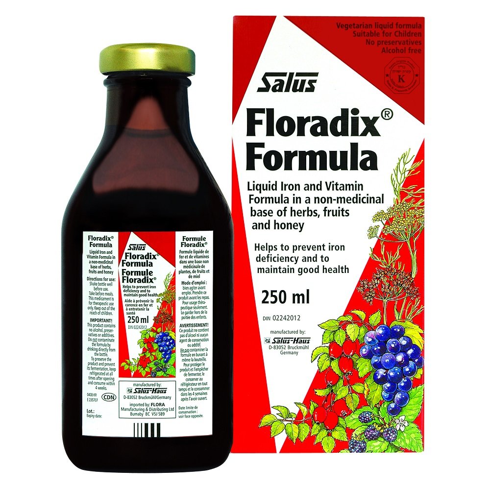Floradix Liquid Iron Formula 250ml - για την έλλειψη σιδήρου