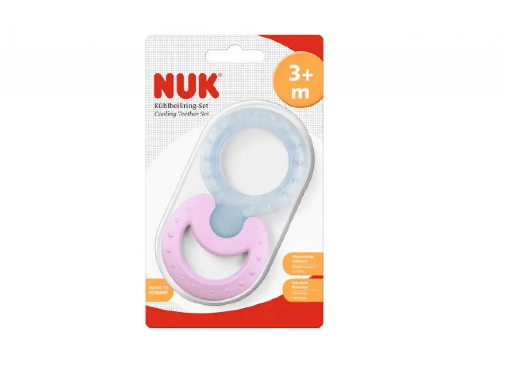 Nuk Cool Μασητικός Κρίκος Οδοντοφυΐας με Gel από Σιλικόνη για 3 m+
