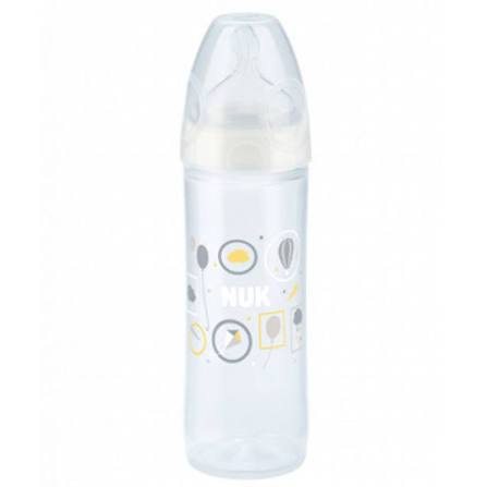 NUK ΜΠΙΜΠ. PP ΣΙΛΙΚ. 250ML NEW CLASSIC