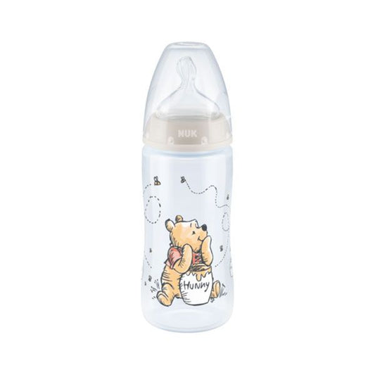 NUK ΜΠΙΜΠ. PP ΠΛΑΣΤ. ΣΙΛΙΚ 300ML 0-6M FIRST CHOICE TEMPERATURE CONTROL WINNIE