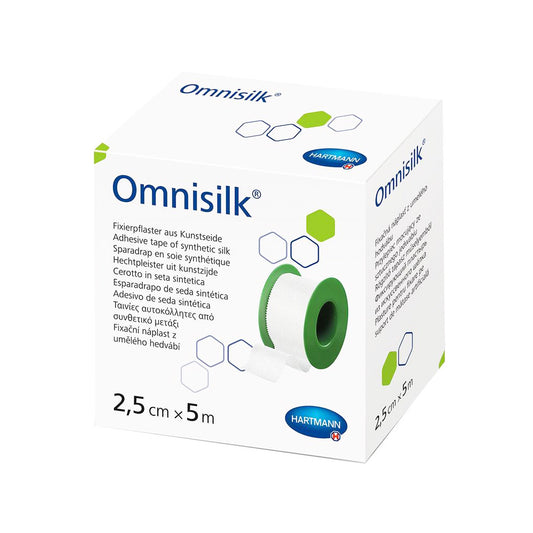 Omnipor Omnisilk Tape 2.5cm x 5m - Μεταξωτή Επιδεσμική Ταινία