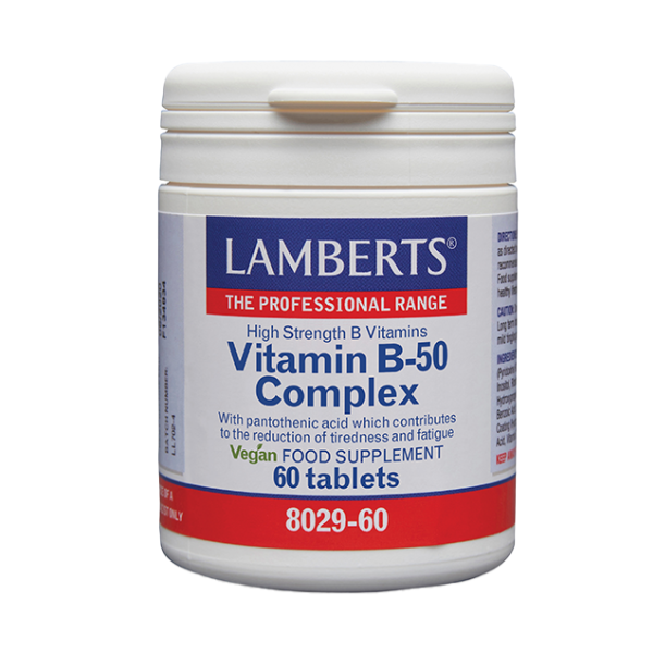 Lamberts Vitamin B-50 Complex - για Υγιές Νευρικό Σύστημα