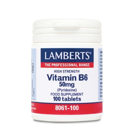 Lamberts Vitamin B6 50mg (Pyridoxine) - 100 Ταμπλέτες