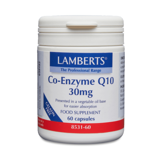 Lamberts Co-Enzyme Q10 30mg για Ενέργεια & Τόνωση