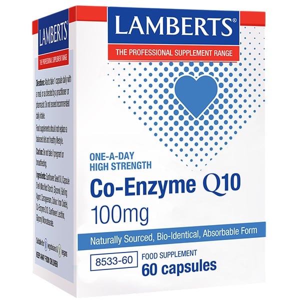 Lamberts Co-Enzyme Q10 100mg για Ενέργεια & Τόνωση
